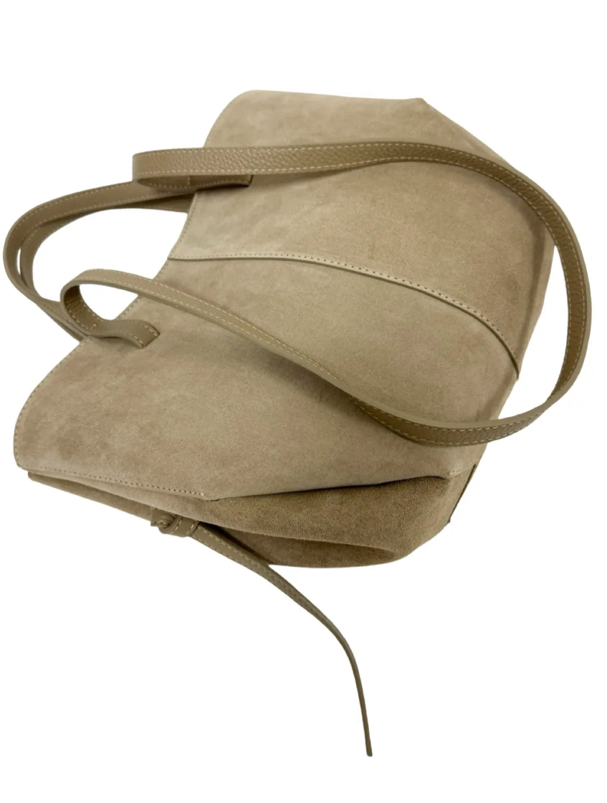 Borsa Cindy camoscio beige
