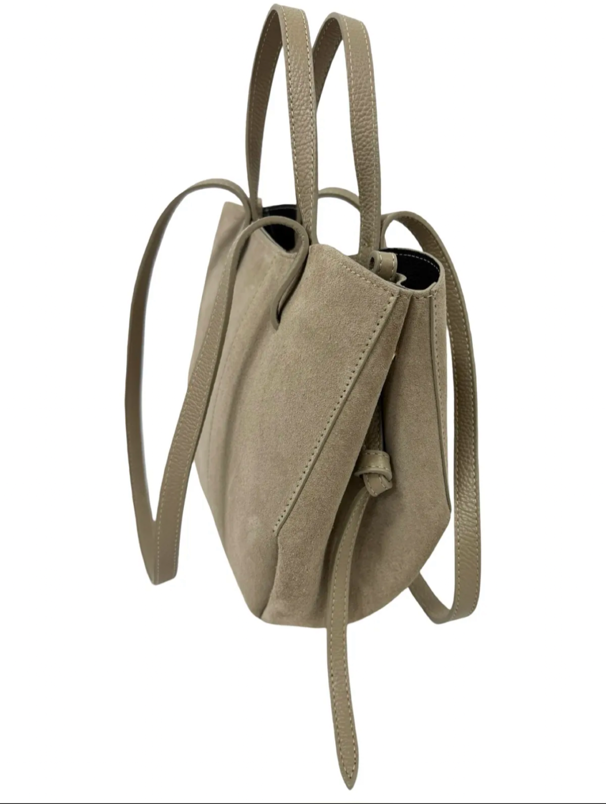 Borsa Cindy camoscio beige