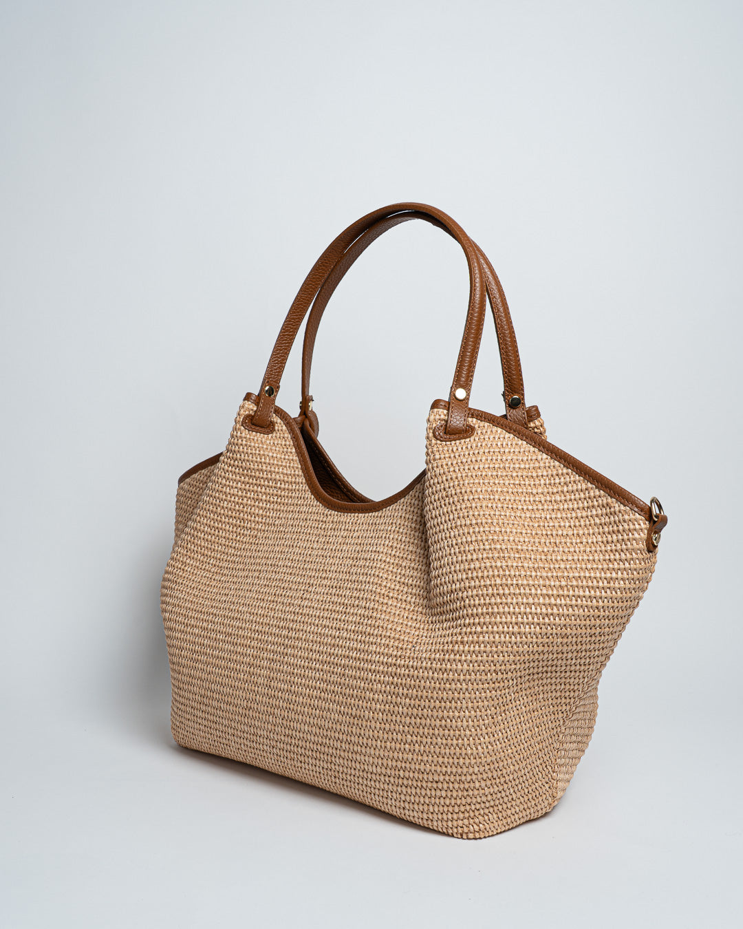 Borsa Jenny rafia - Cuoio