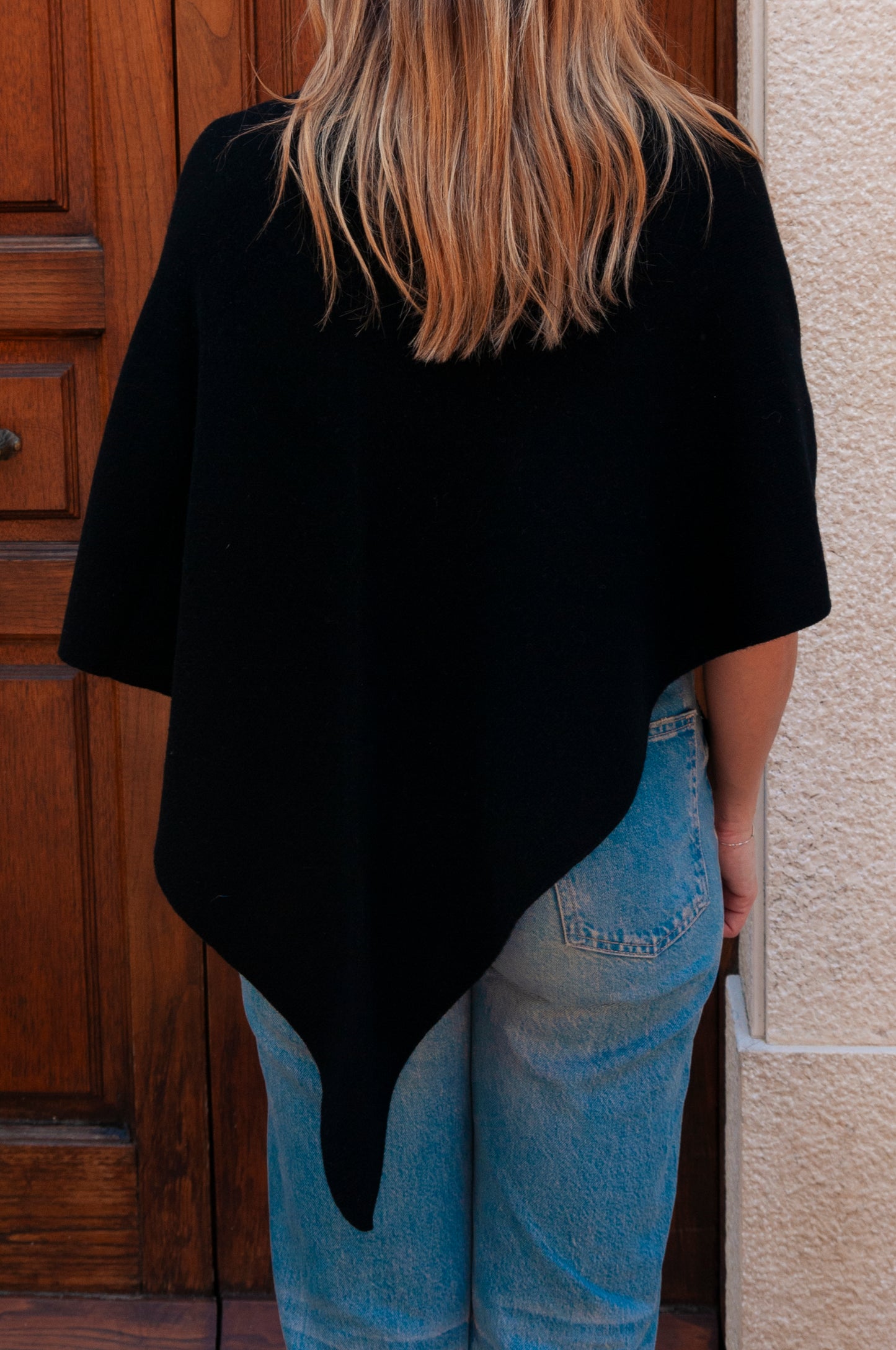 Poncho nero