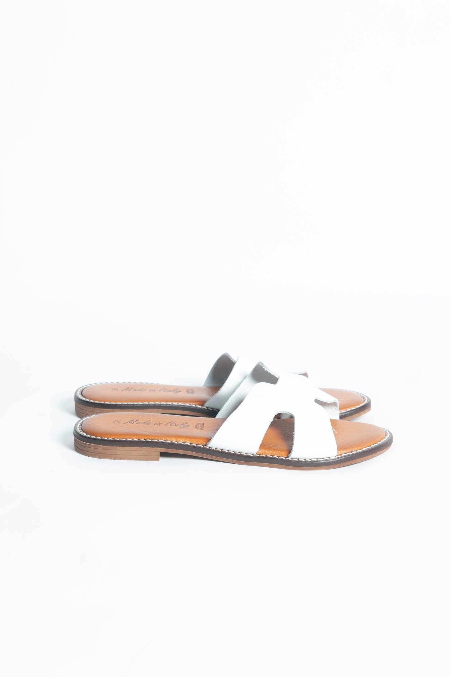 Sandalo fascia farfalla - Bianco