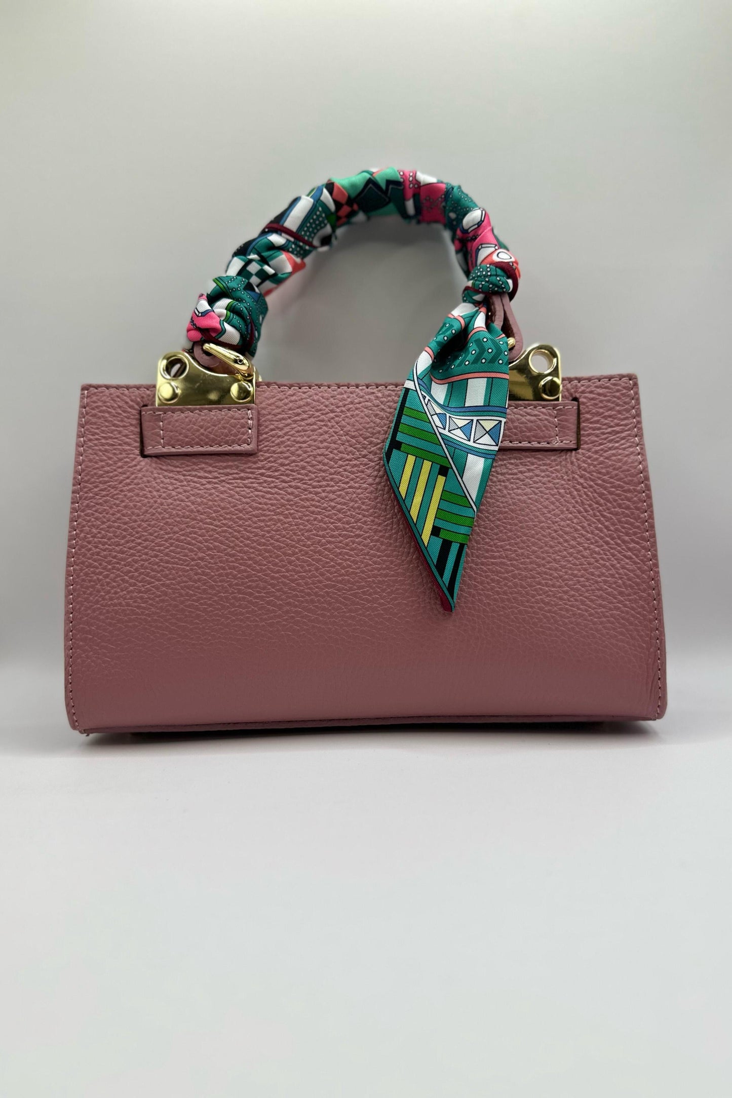 Borsa Mini Kelly foulard - Malva