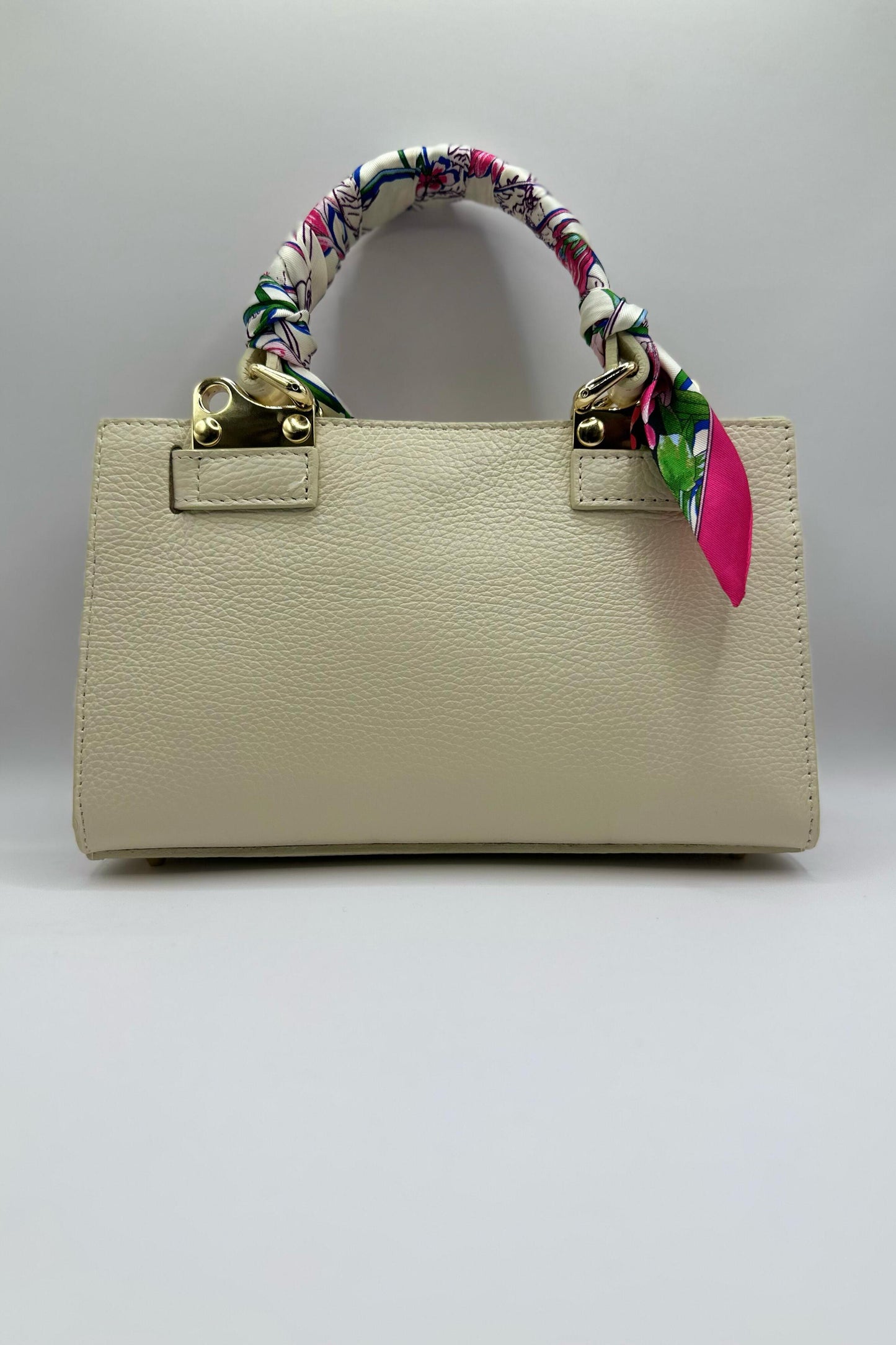 Borsa Mini Kelly foulard - Beige