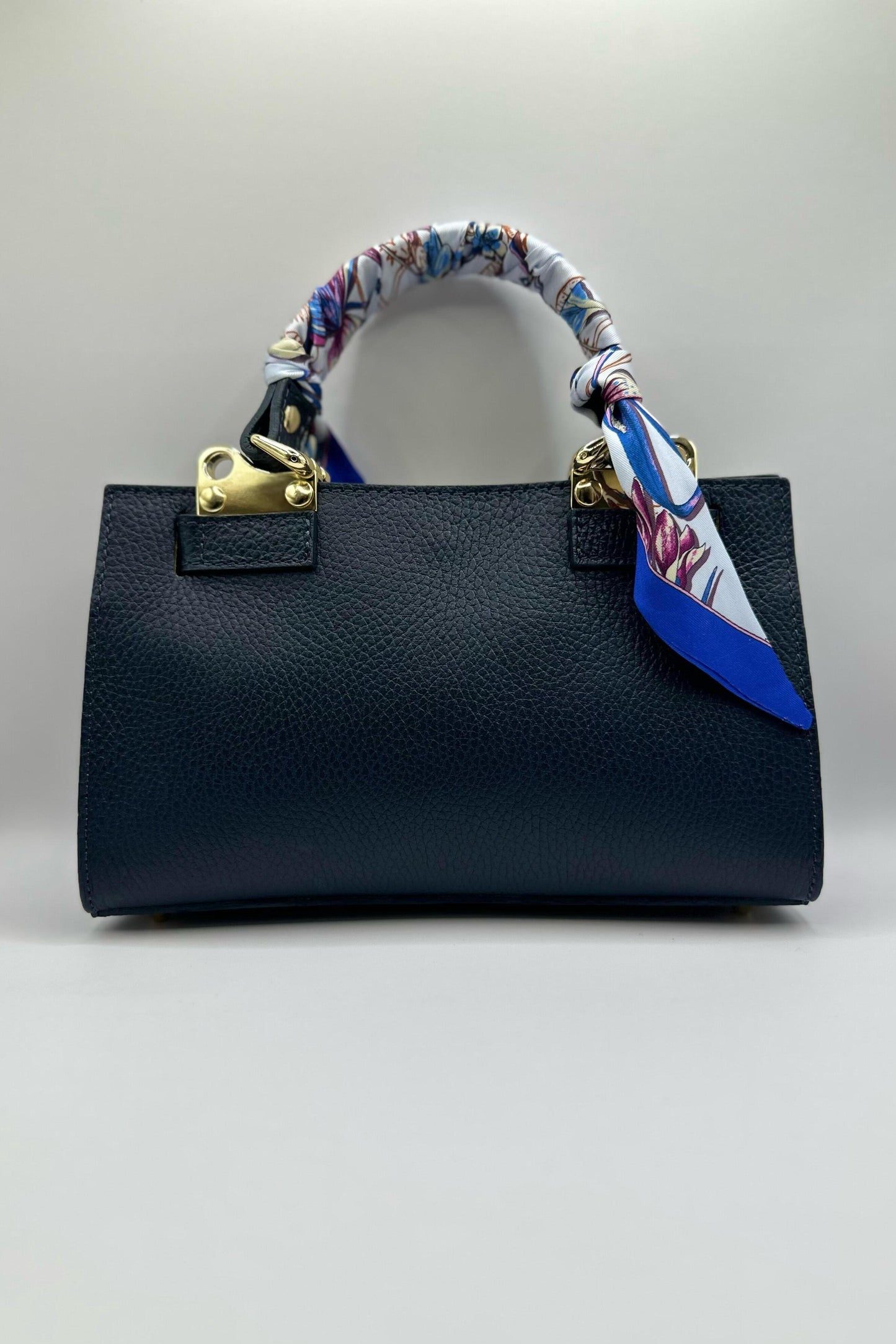 Borsa Mini Kelly foulard - Blu Navy