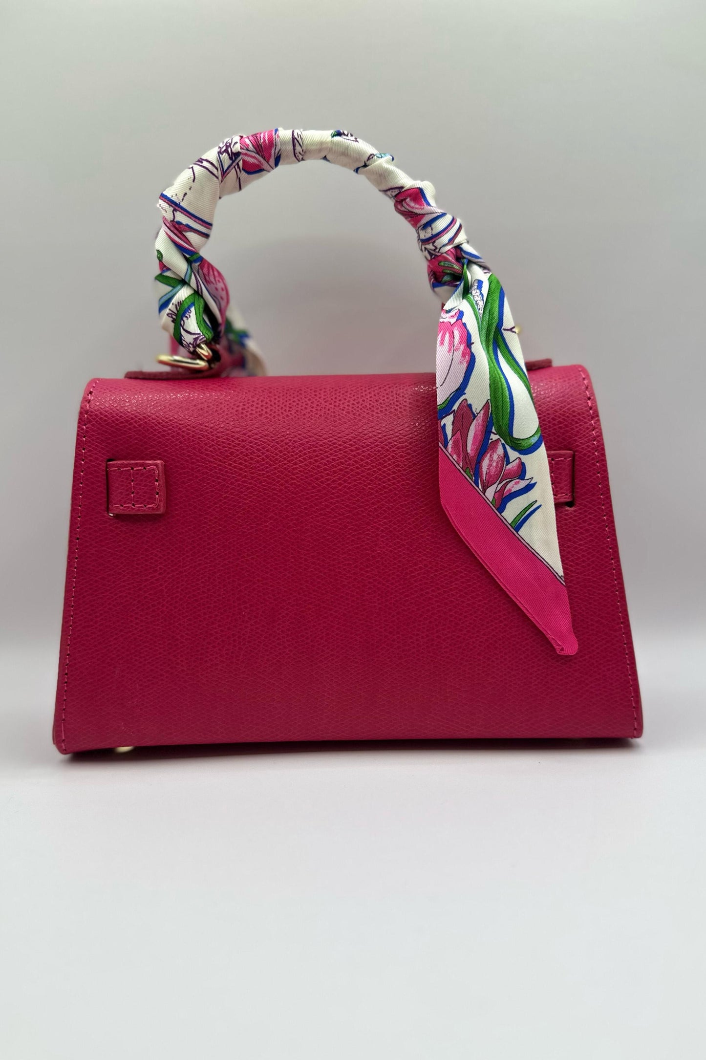 Borsa Mini K foulard - Fucsia