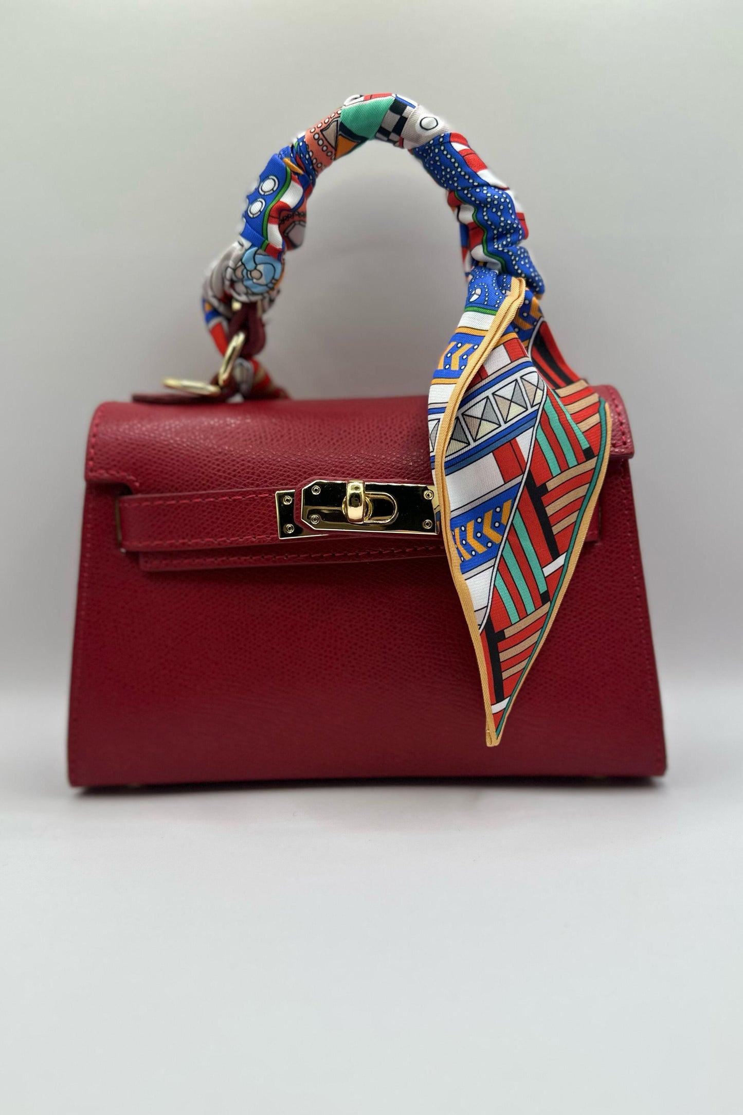 Borsa Mini K foulard - Rosso