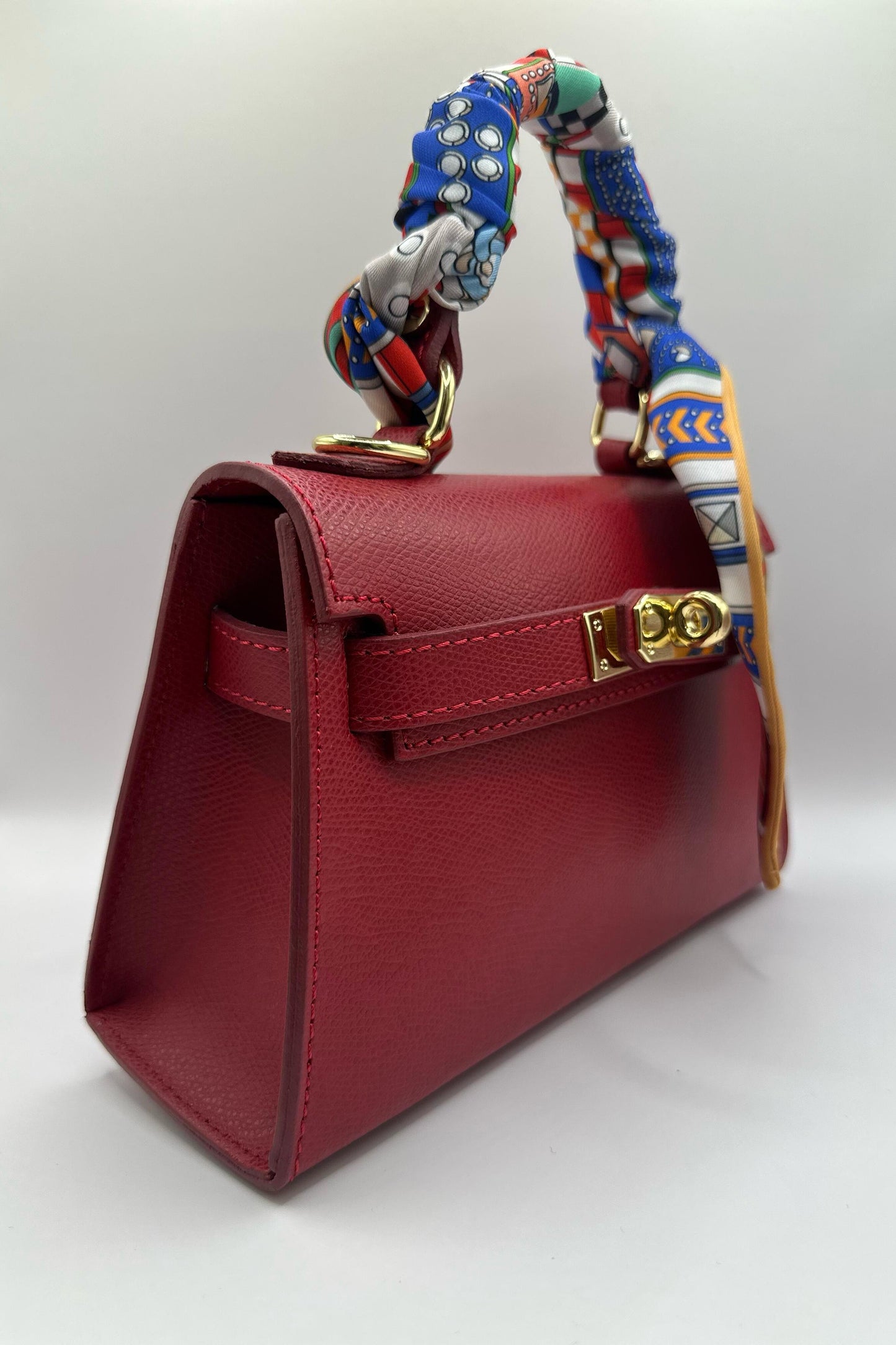 Borsa Mini K foulard - Rosso