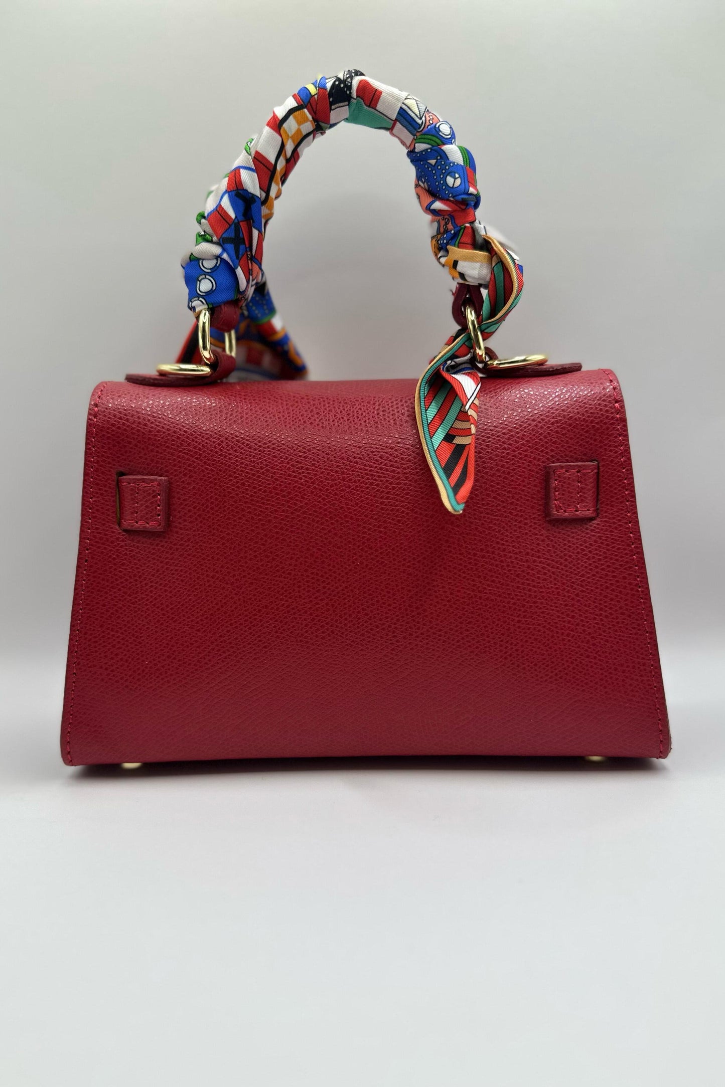 Borsa Mini K foulard - Rosso