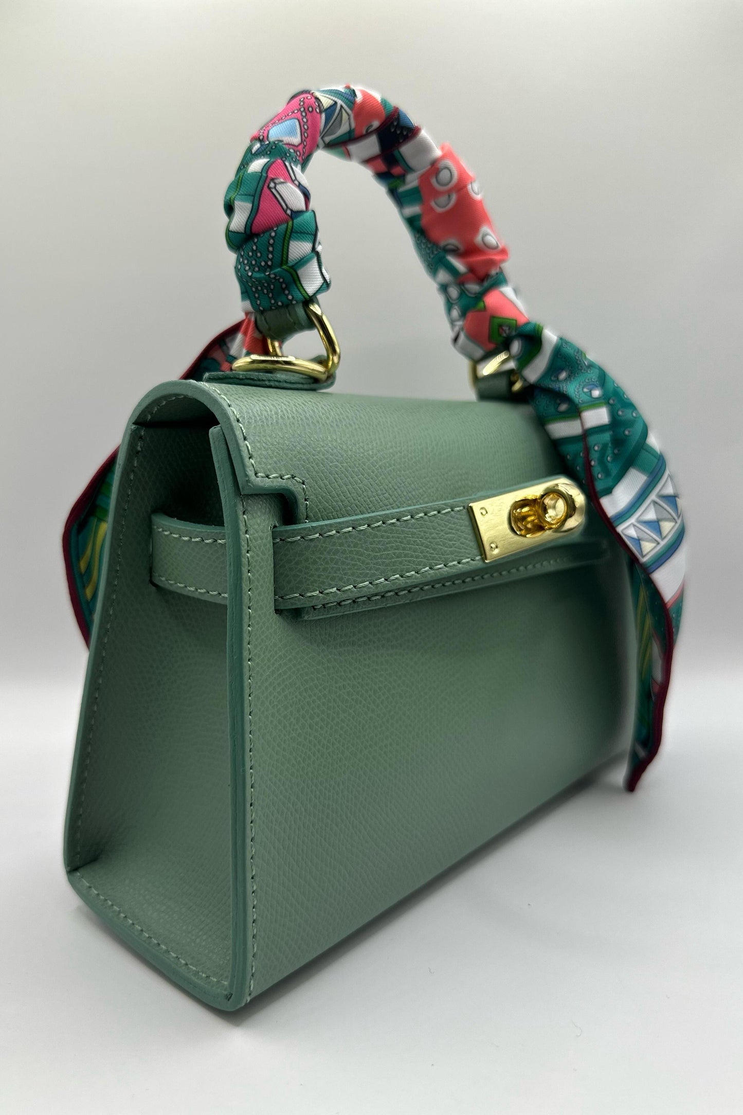 Borsa Mini K foulard - Menta