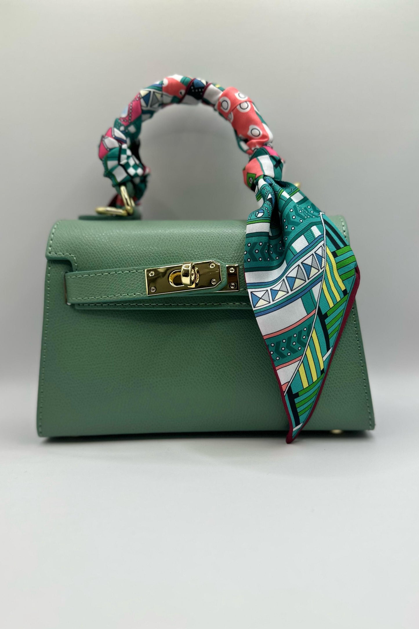 Borsa Mini K foulard - Menta