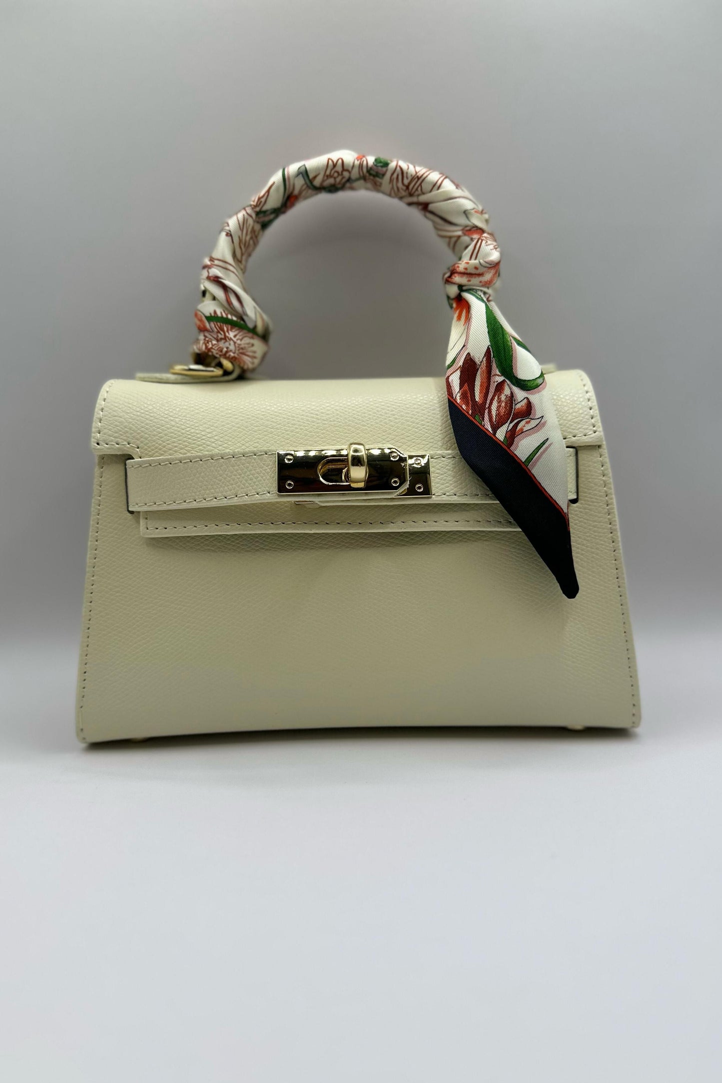 Borsa Mini K foulard - Panna