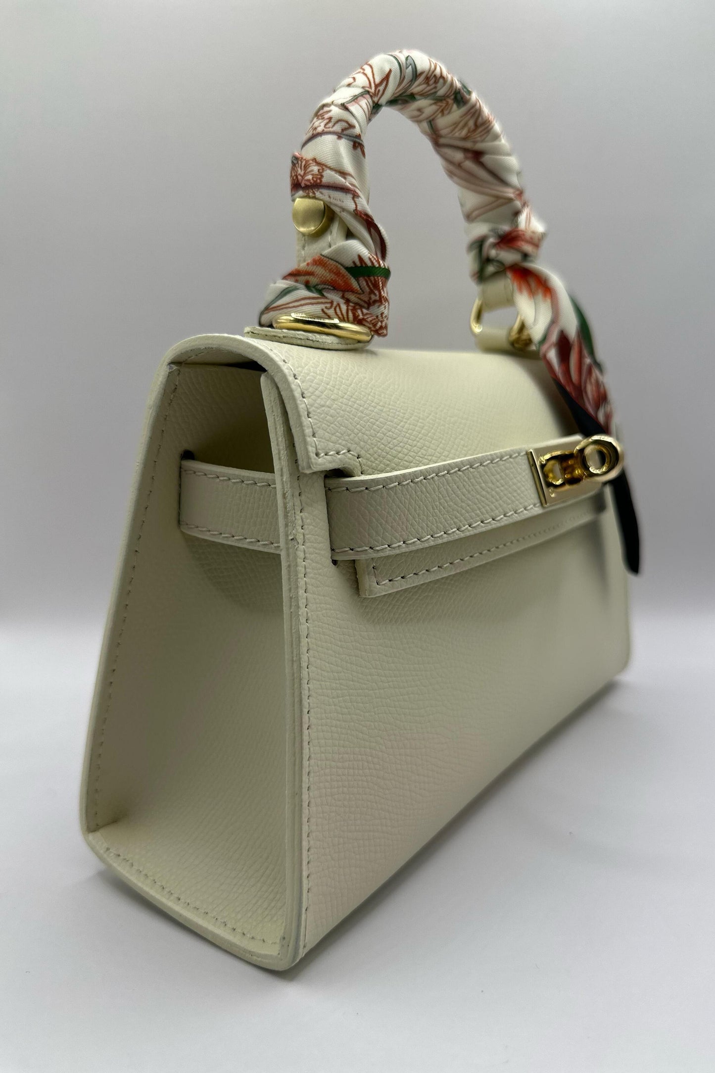 Borsa Mini K foulard - Panna
