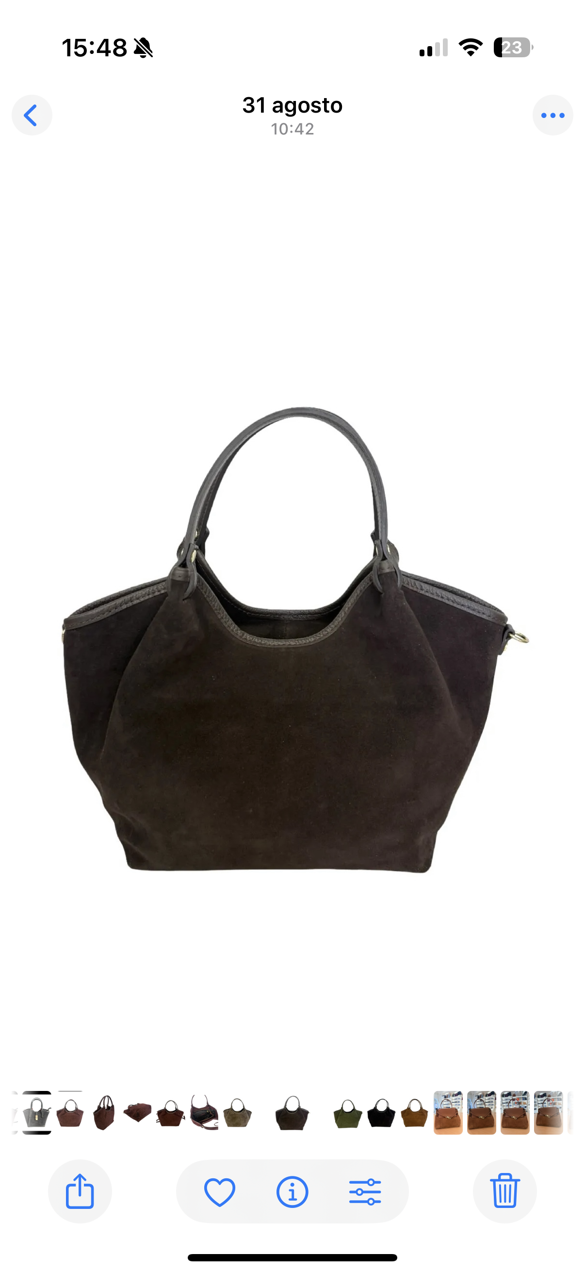 Borsa Jenny testa moro