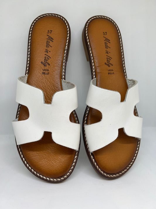 Sandalo fascia farfalla - Bianco