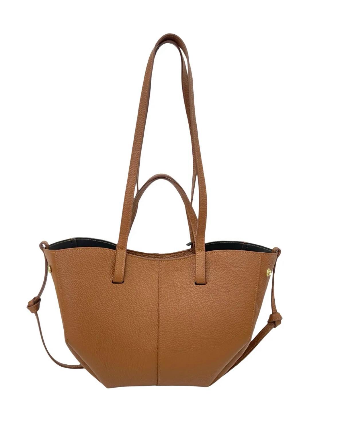 Borsa Cindy media - Cuoio