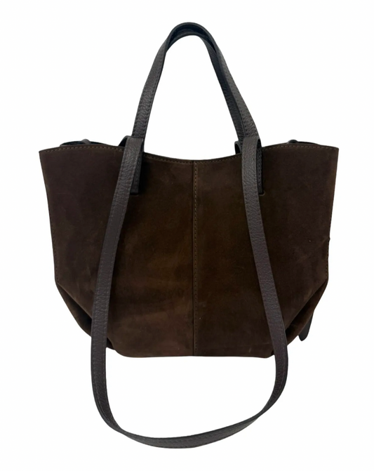 Borsa Cindy camoscio                         Testa moro