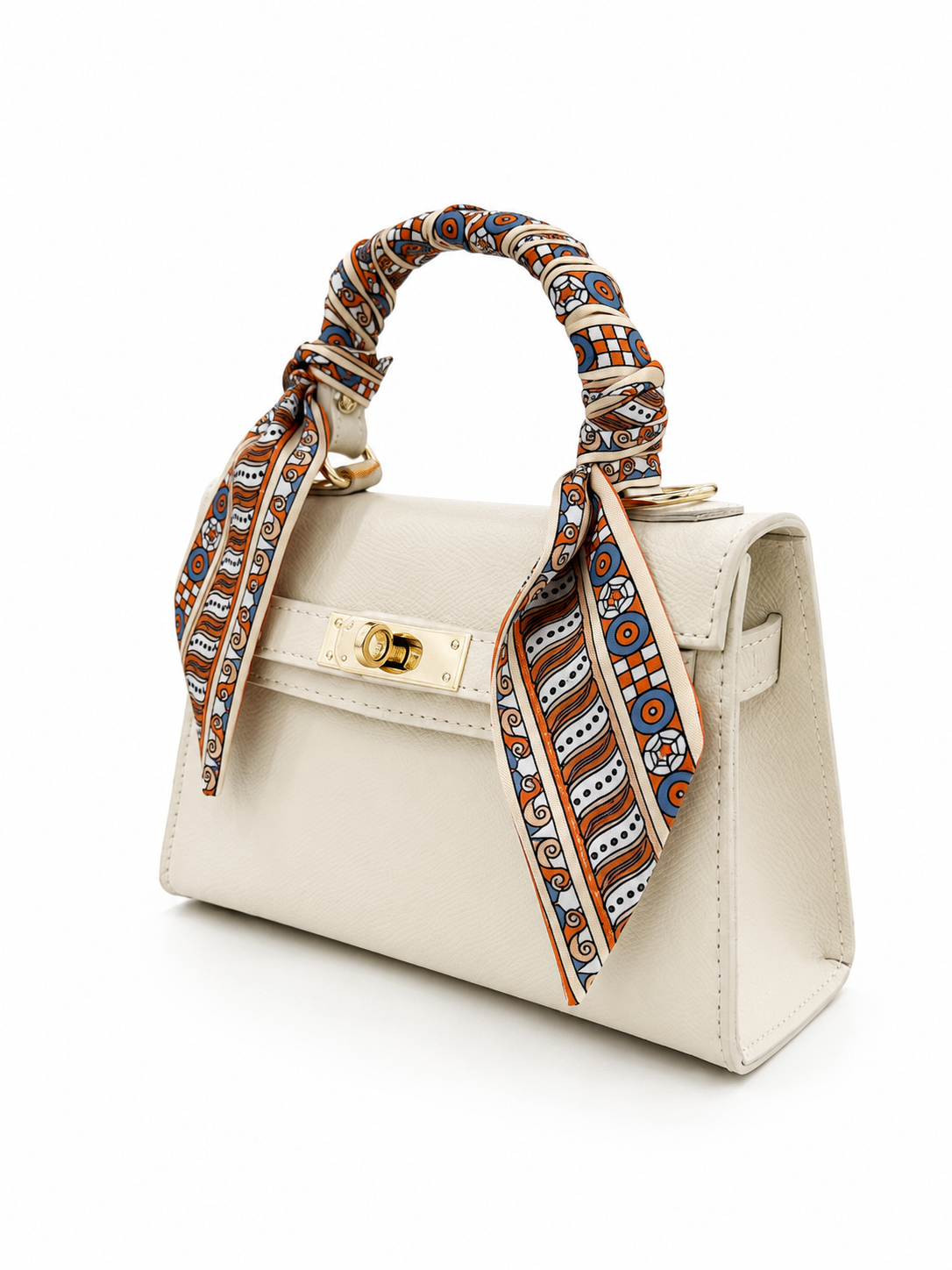 Borsa Mini K foulard beige