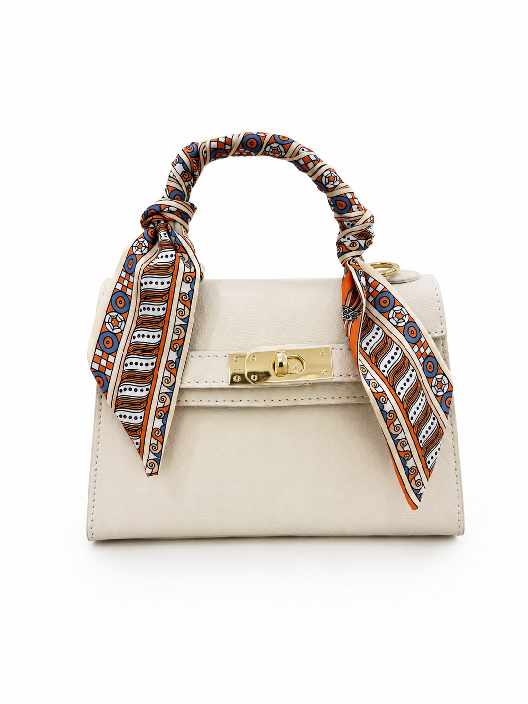 Borsa Mini K foulard beige