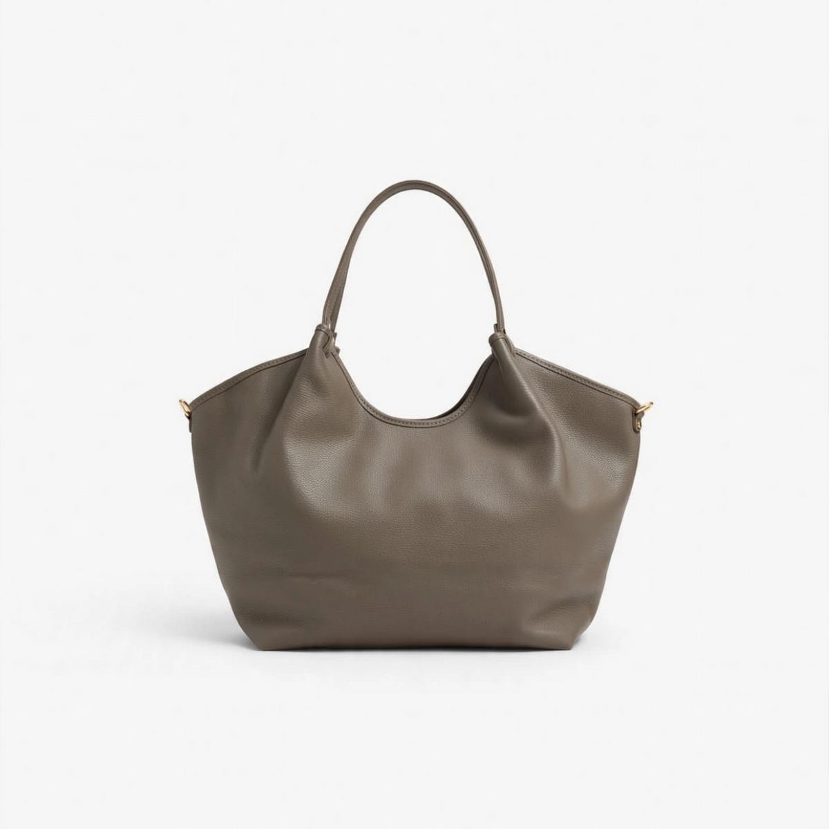 Borsa Jenny in pelle - Taupe scuro