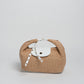 Borsa Puffy Rafia - Bianco