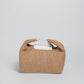 Borsa Puffy Rafia - Bianco