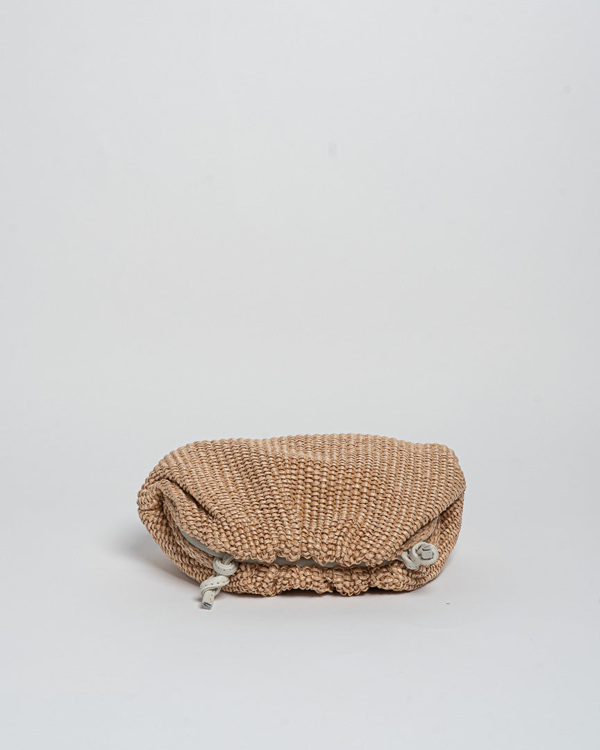 Borsa Mini Mandoo Rafia - Beige