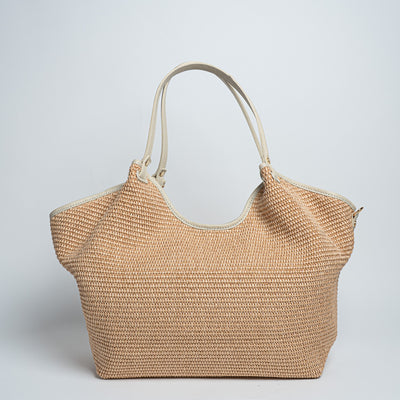 Borsa Jenny rafia - Beige
