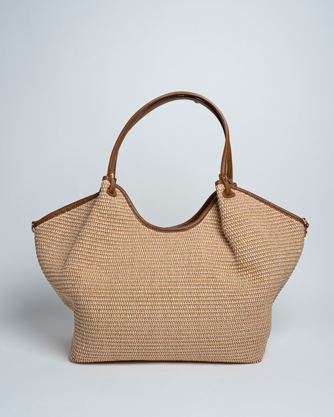 Borsa Jenny rafia - Cuoio