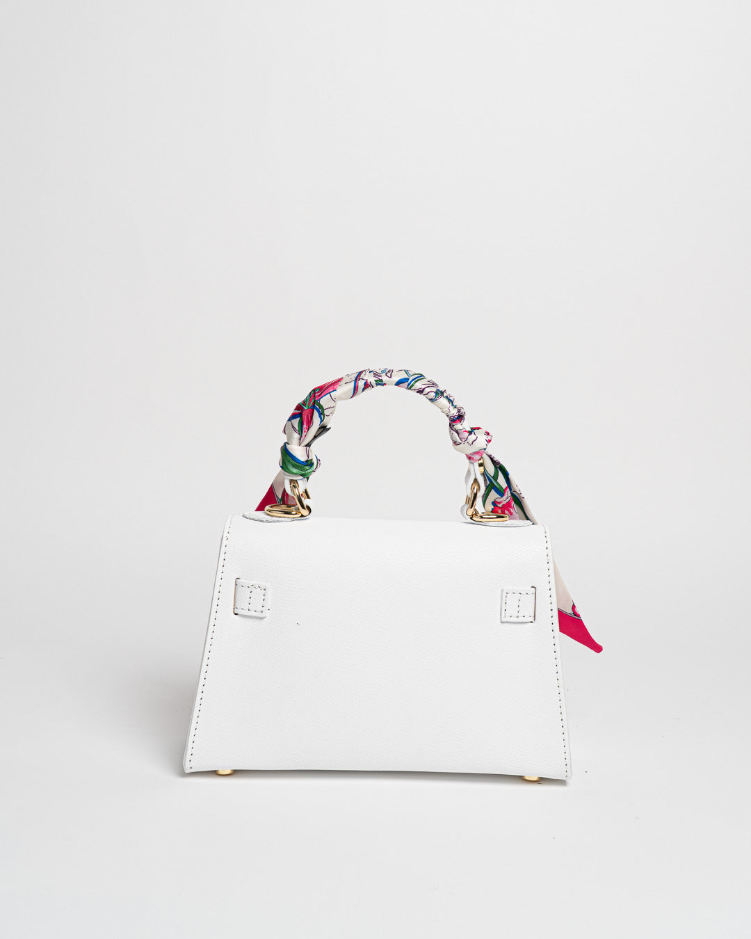 Borsa Mini K foulard - Bianco