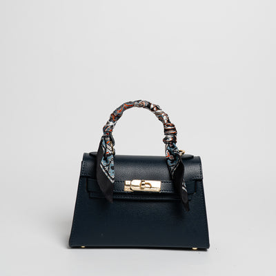 Borsa Mini K foulard - Blu