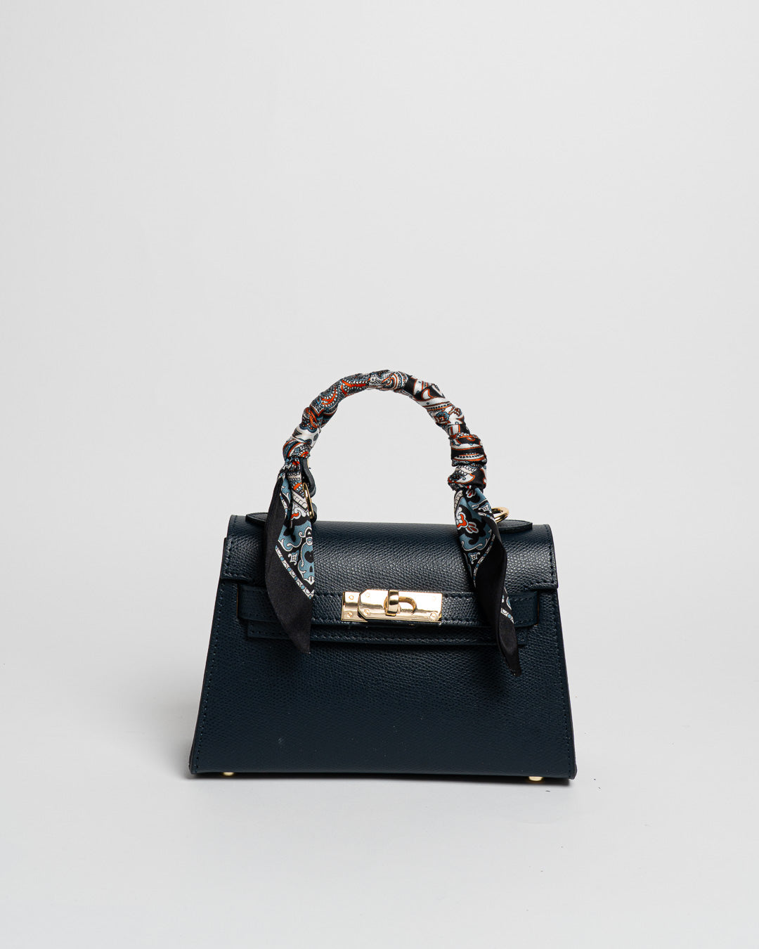 Borsa Mini K foulard - Blu
