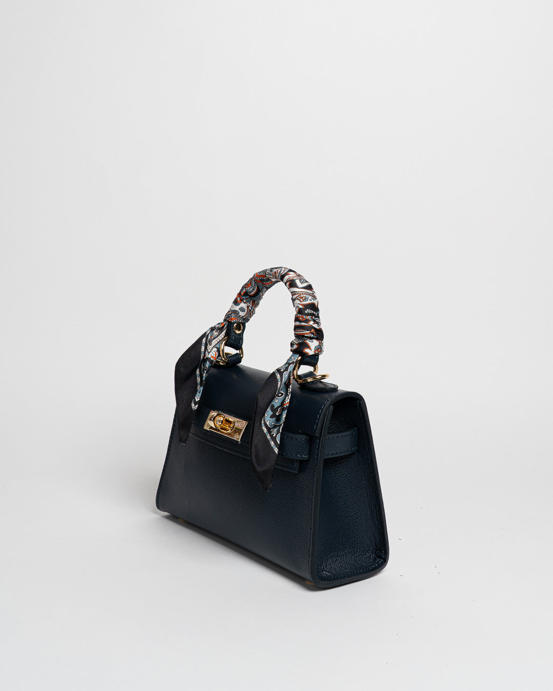 Borsa Mini K foulard - Blu