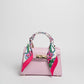 Borsa Mini K foulard - Rosa confetto
