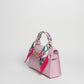 Borsa Mini K foulard - Rosa confetto