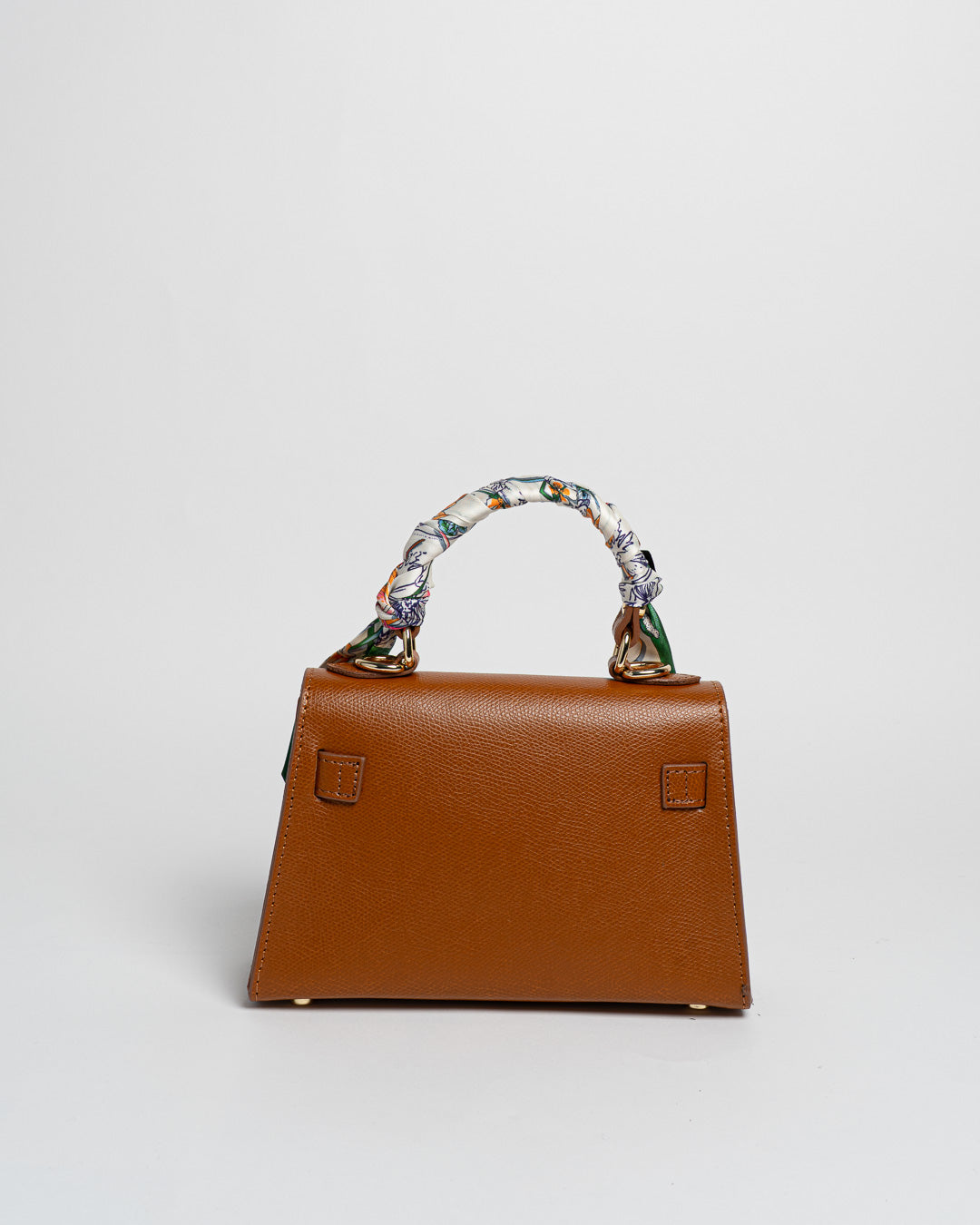 Borsa Mini K foulard - Cuoio