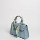Borsa Mini K foulard - Celeste