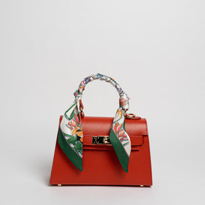 Borsa Mini K foulard - Arancio