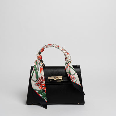 Borsa Mini K foulard - Nero