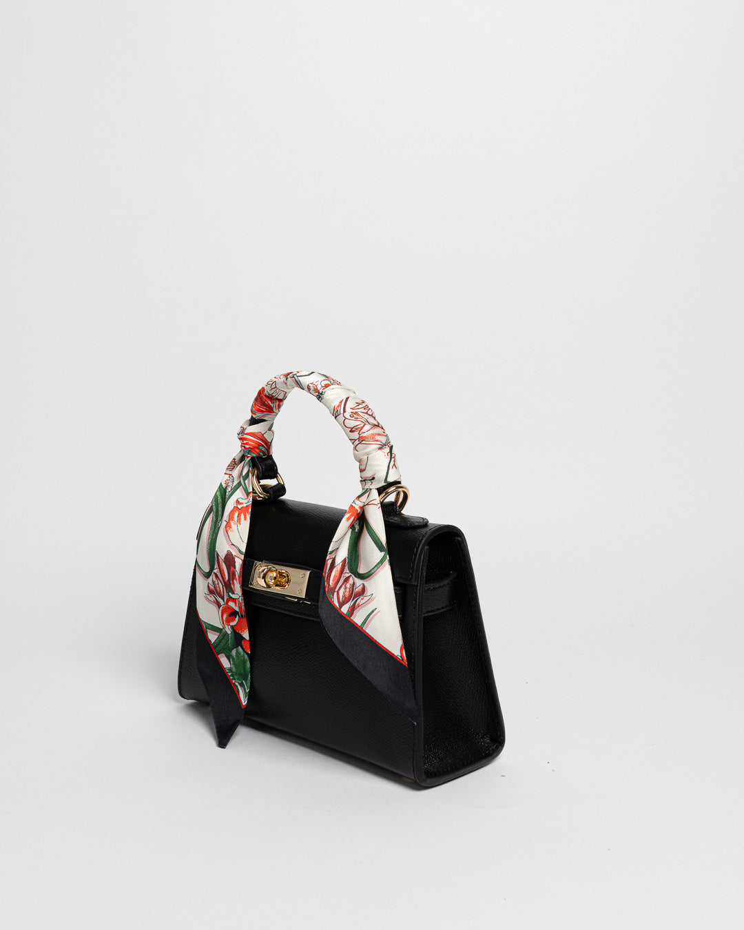 Borsa Mini K foulard - Nero