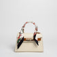 Borsa Mini K foulard - Beige/Cuoio