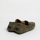 Mocassino basic in camoscio - Verde