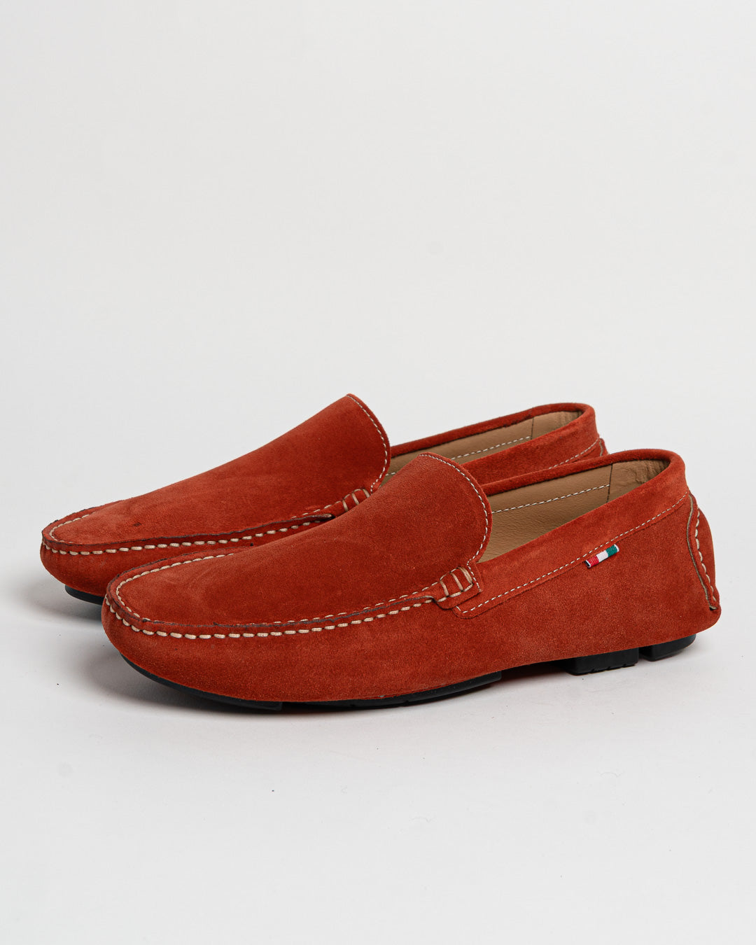 Mocassino basic in camoscio - Aragosta