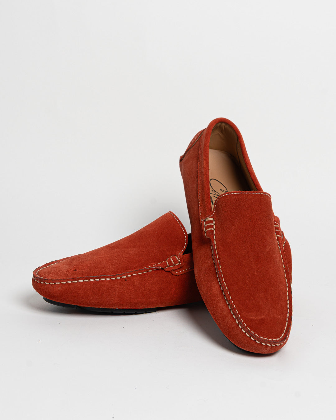 Mocassino basic in camoscio - Aragosta