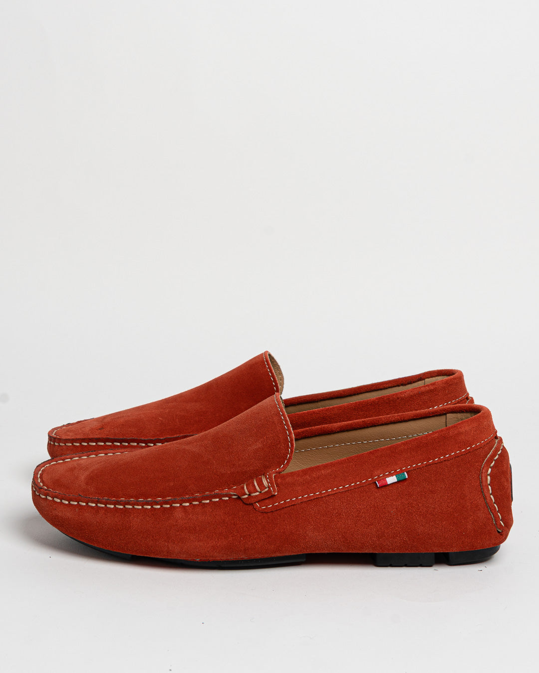 Mocassino basic in camoscio - Aragosta