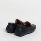 Mocassino in pelle con fibbia - Blu