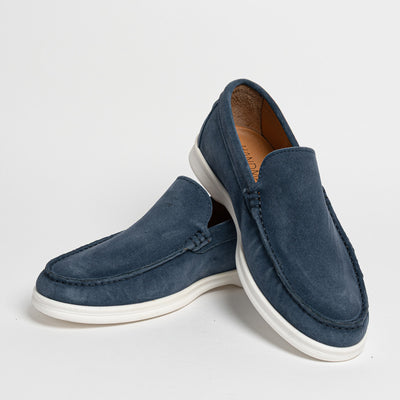 Mocassino Seaside in camoscio - Denim