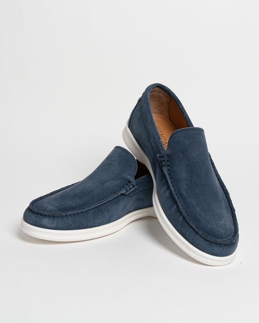 Mocassino Seaside in camoscio - Denim