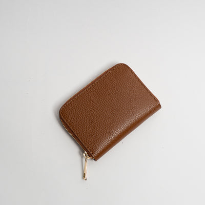 Portafoglio zip - Cuoio