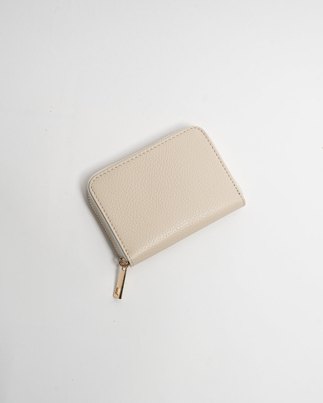 Portafoglio zip - Beige