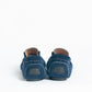 Mocassino basic fibbia asimmetrica - Blu navy